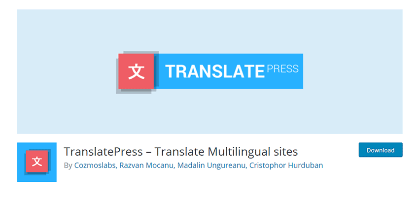 TranslatePress WordPress插件
