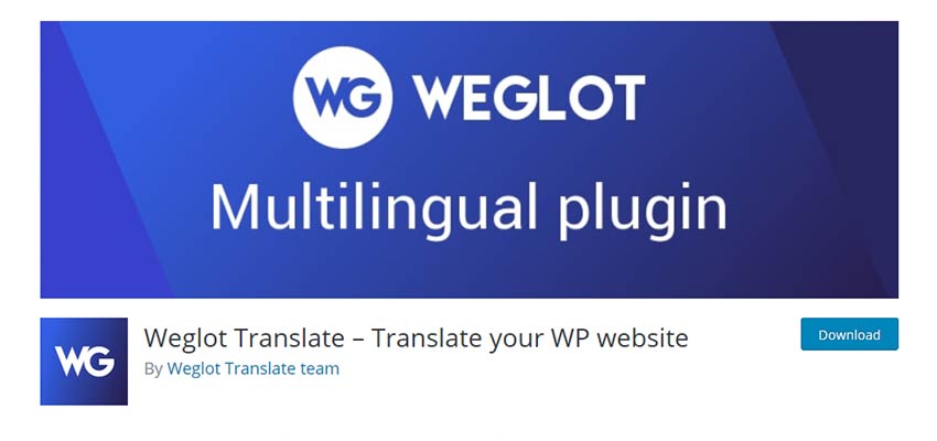 Weglot翻译WordPress插件