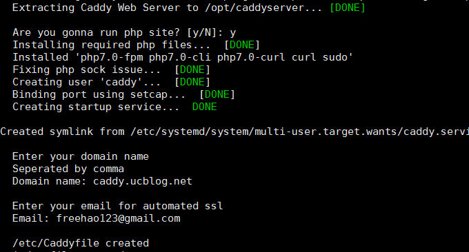 Caddy最容易上手的Web Server-自动化HTTPS一分钟部署网站网盘 Caddy最容易上手的Web Server-自动化HTTPS一分钟部署网站网盘